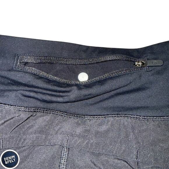 Lululemon Run Times Athletic Running 2 Way Stretch Short II *4" Black SZ 4 - Picture 12 of 16